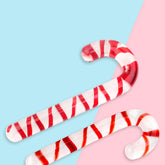 Glass Red Candy Cane Dildo
